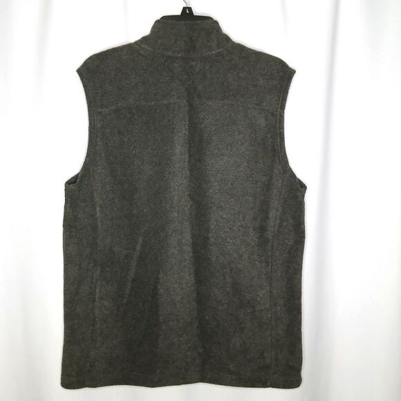 Croft & Barrow Polar Fleece Full Zipper Vest Pockets Gray Jacket Mens sz: Med - Picture 2 of 5